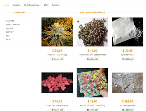 Drugs DarkWeb Links