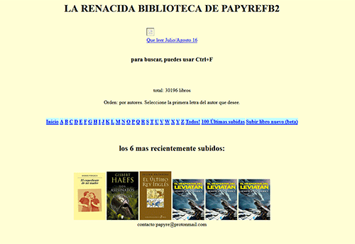 Library DarkWeb Links